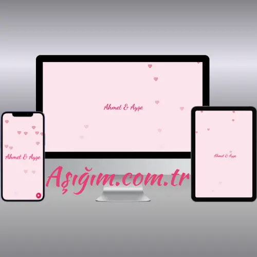 Kişiye Özel Yıldönümü Sevgililer Günü Tasarımı (Admin Panelli) V3